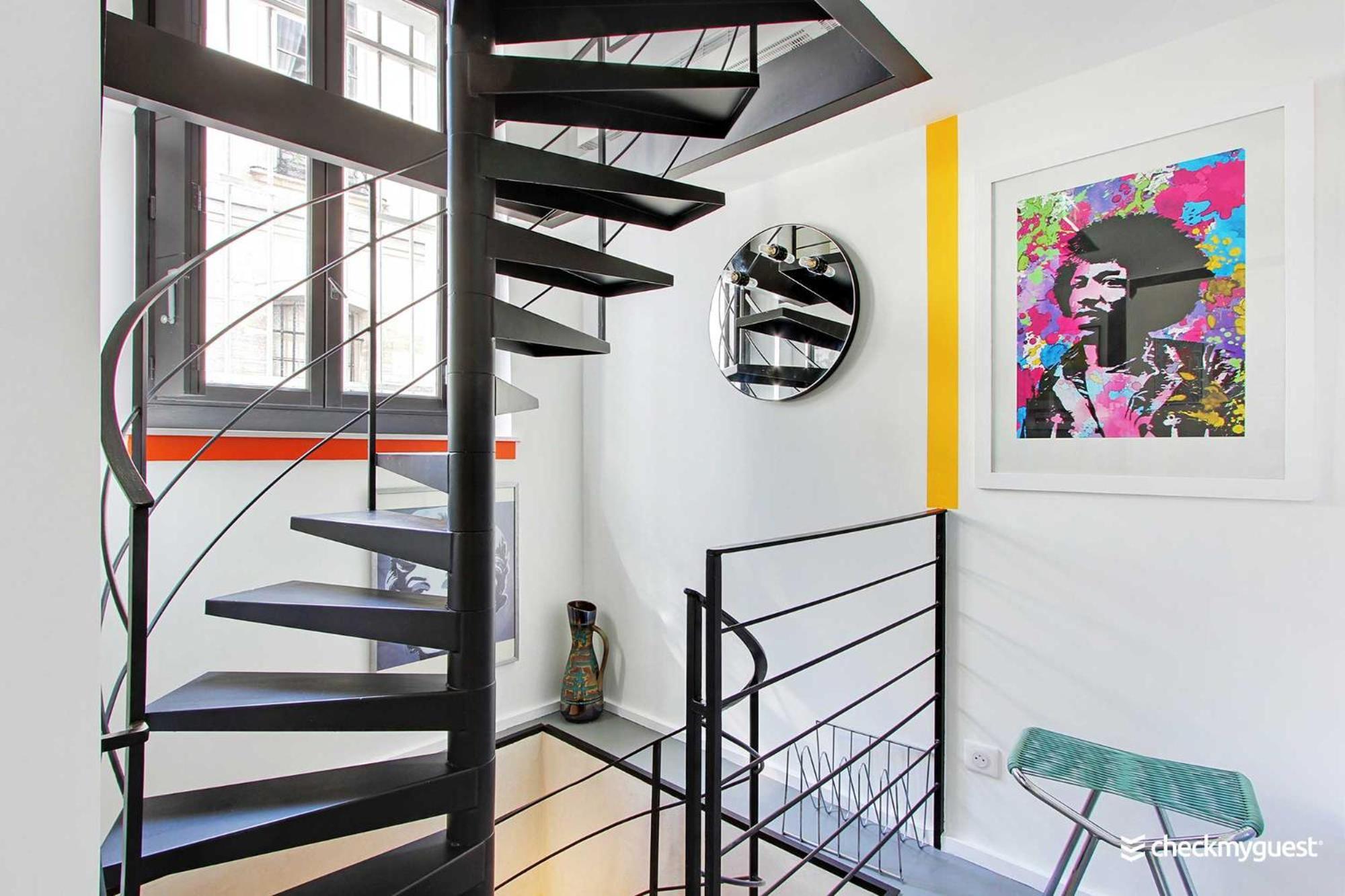CMG - Bel appartement au coeur du Marais Parijs Buitenkant foto