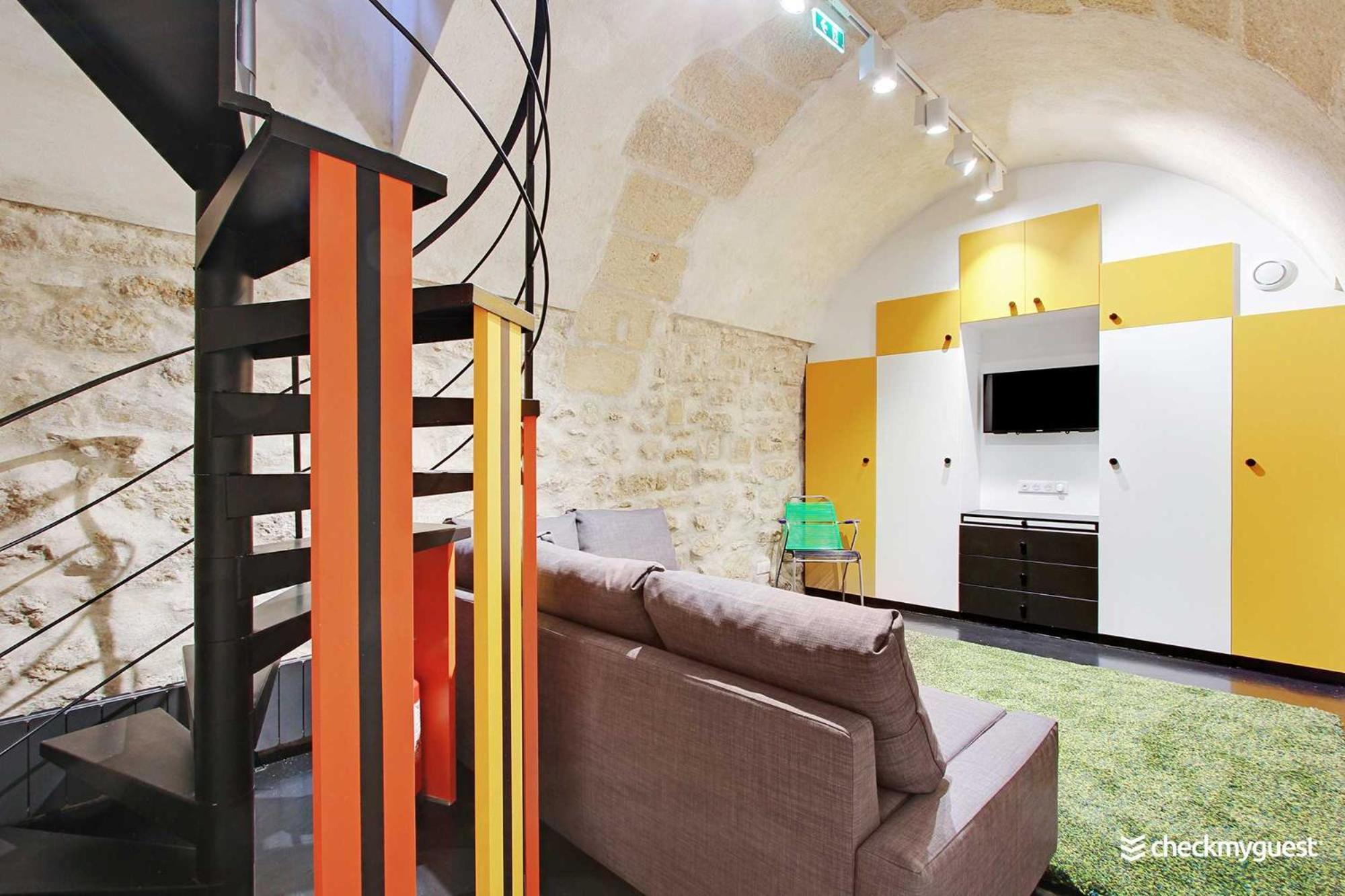 CMG - Bel appartement au coeur du Marais Parijs Buitenkant foto