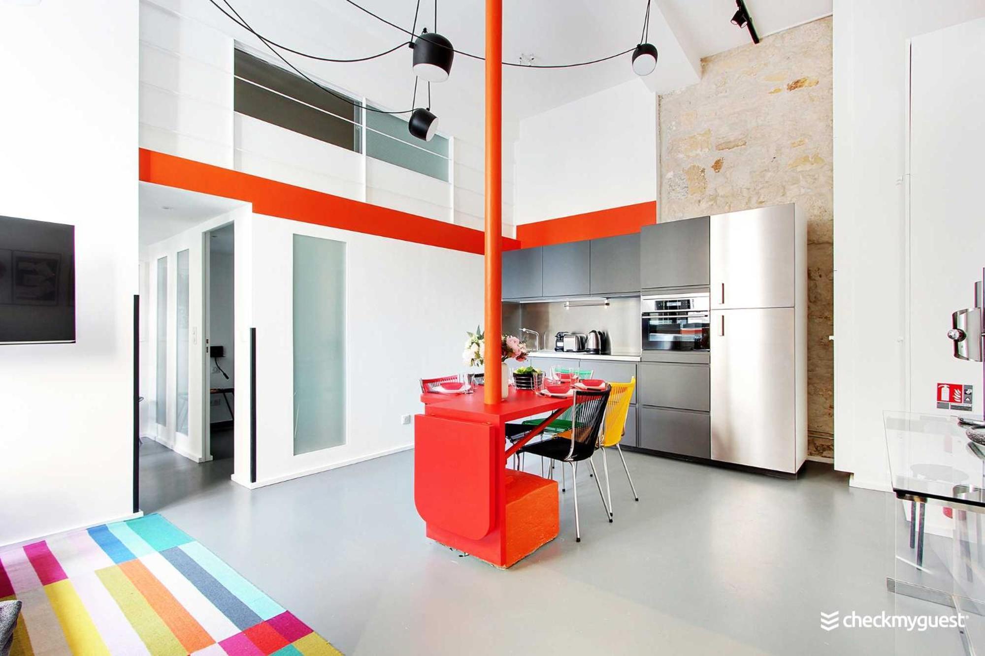 CMG - Bel appartement au coeur du Marais Parijs Buitenkant foto